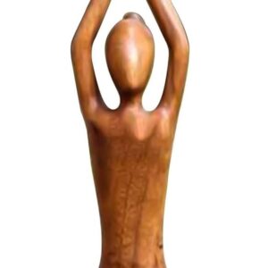 Yoga Deko Frau Skulptur, kreative Wohnaccessoires