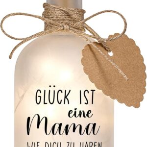 BBTO LED Flaschenlicht Geschenk Mama