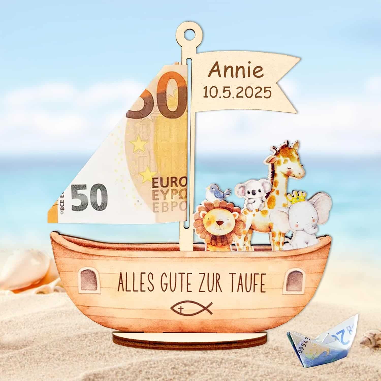Originelle Taufgeschenke Holz Arche