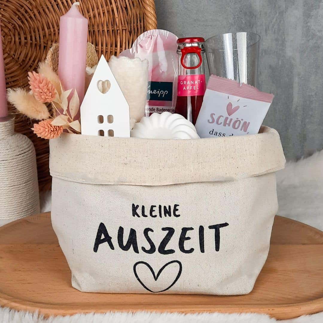 Wellness Geschenkset Frauen - Entspannung Korb