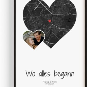 PULSE of HOME Foto Koordinaten Geschenk