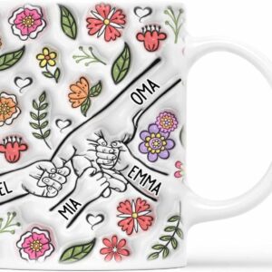 Personalisierte Tasse Mama Oma Enkelkinder