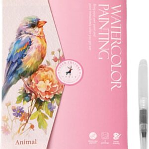 Aquarell-Set - Malbuch für Erwachsene