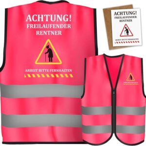 Lustige Rentner Geschenke mit Karte